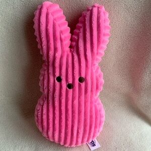 Dan Dee Just Born Hot Pink Plush Corduroy Peeps Bunny 9 inch Stuffed Animal Toy